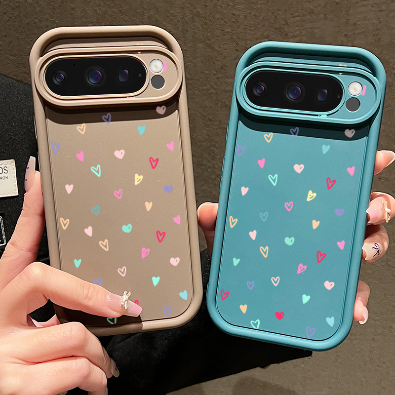 Bunte kleine Herzen weiche Hül – Google Pixel 8A Bewertung und Preis
